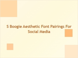 Groovy Boogie Aesthetic Font Pairings for Disco-Inspired Social Media Posts